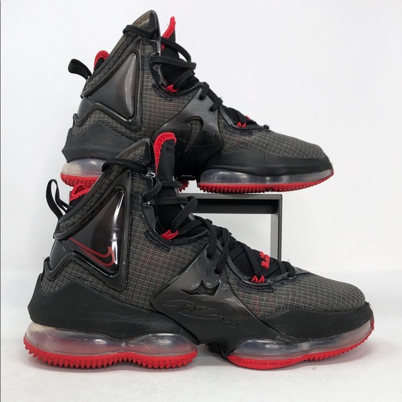 Nike Lebron XIX 19 Bred Black Red CZ0203-001 Men’s Basketball Shoes - Size 6